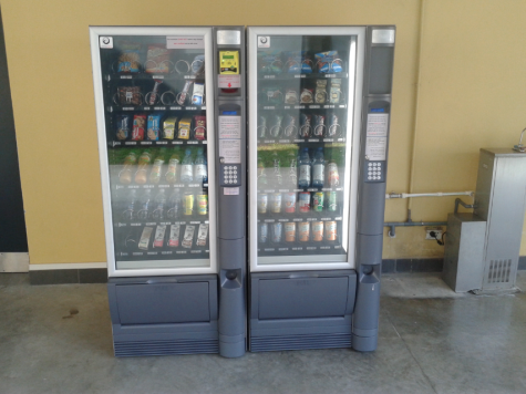 Vending machine at the sport center