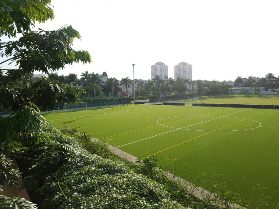 Kickin’ it! New Field is Unveiled in Preparation for APAC Football